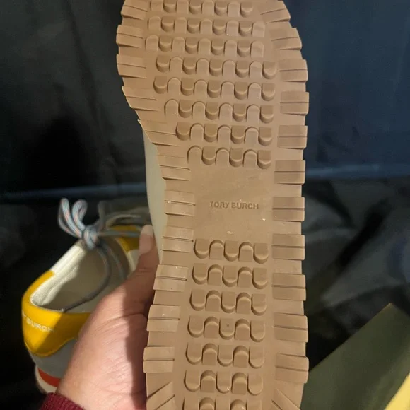 Tory Burch Good Luck Trainer Sneakers in Gressane Color way size 8 NEW - Picture 12 of 12